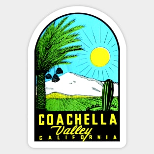 Coachella Valley California Vintage Sticker